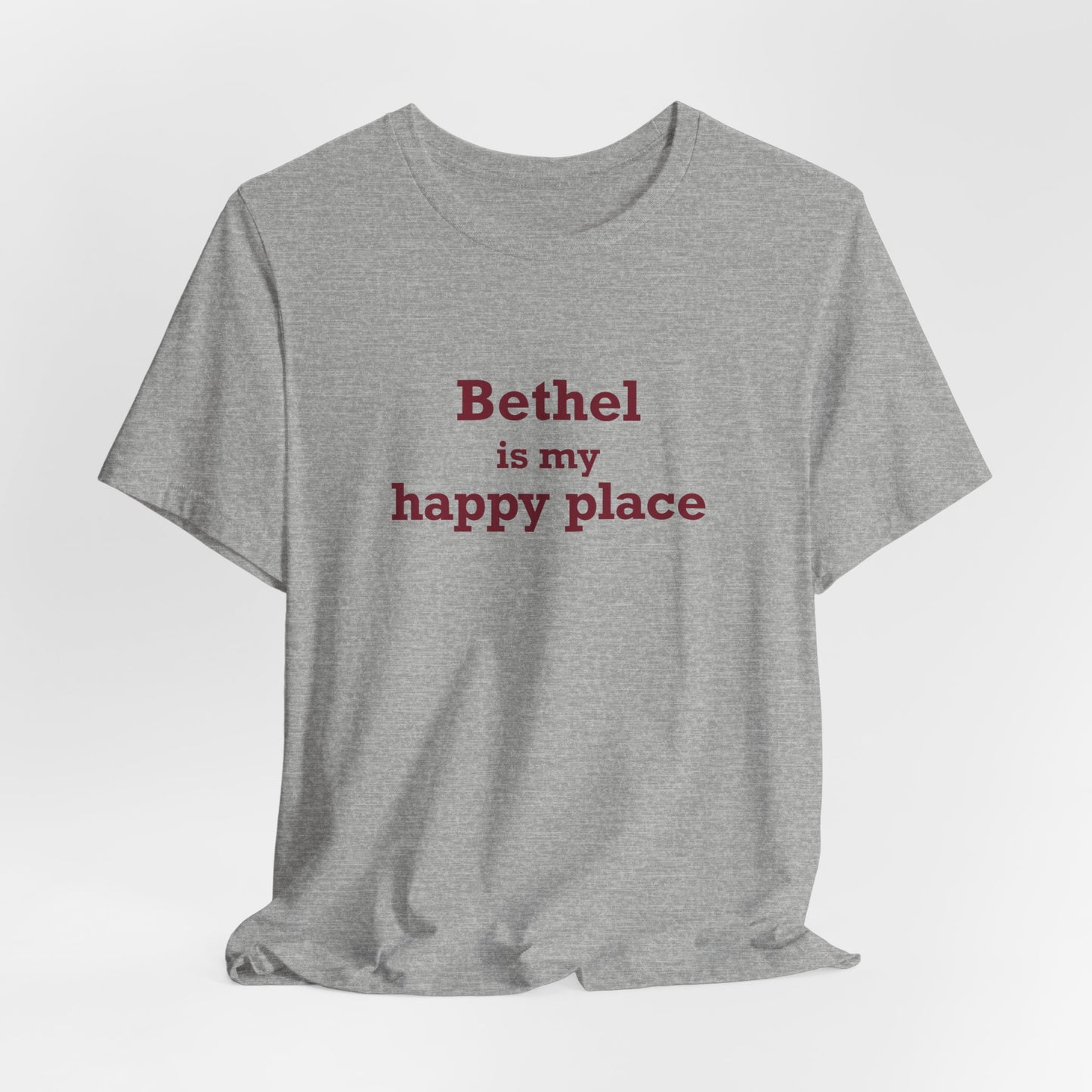 Bethel Is My Happy Place Unisex Jersey Short Sleeve T-Shirt