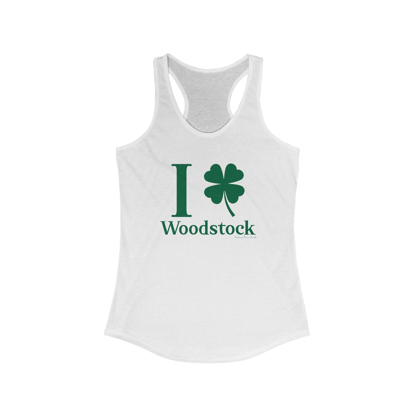 I Clover Woodstock Women's Ideal Racerback Tank Top
