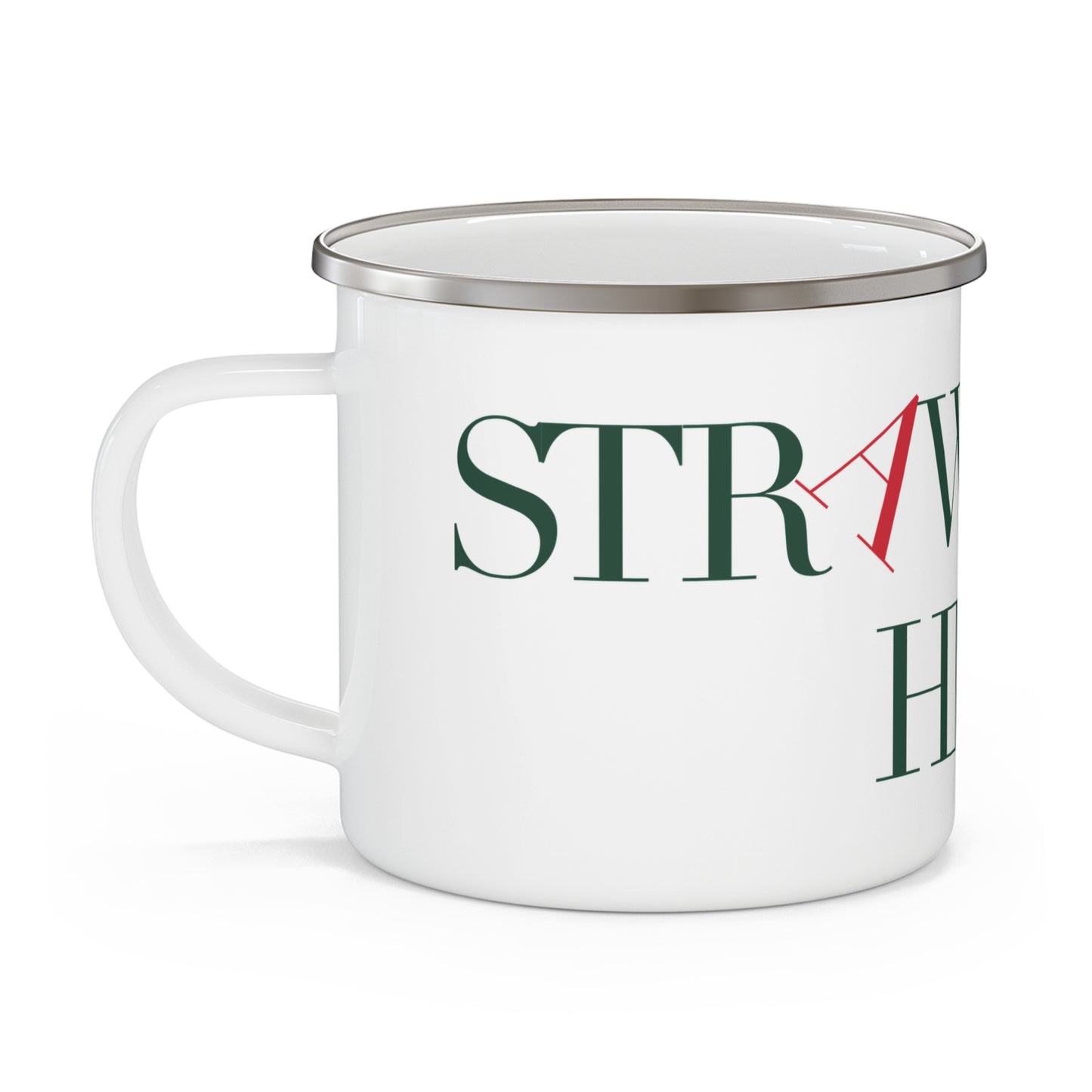41 Tilt Strawberry Hill Enamel Camping Mug