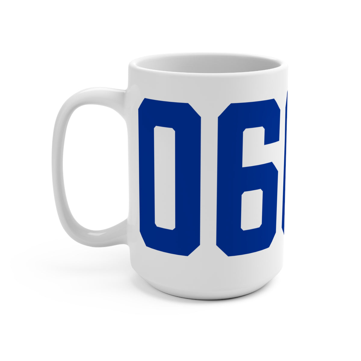 06033 Glastonbury Connecticut Zip Code Mug 15oz