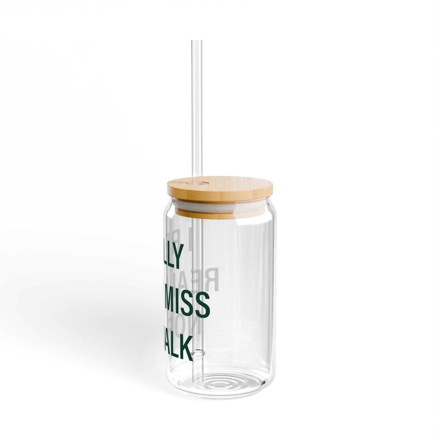 I Really Really Miss Norwalk  Sipper Glass, 16oz