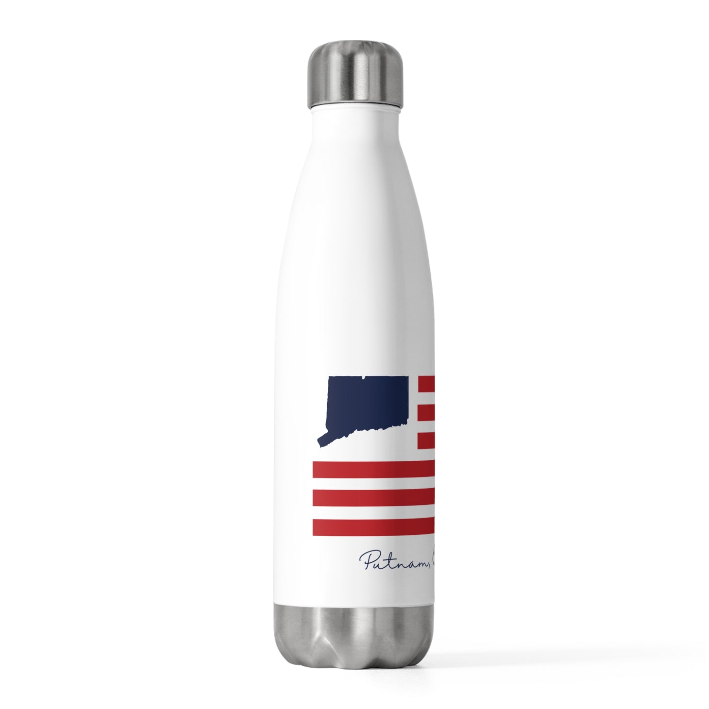 Putnam Connecticut Flag 20oz Insulated Bottle