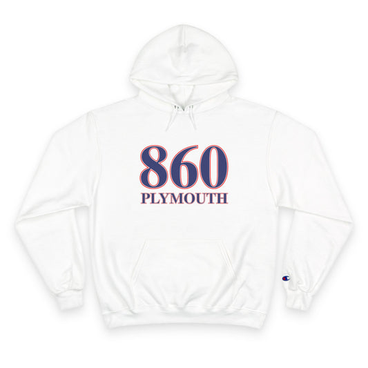 860 Plymouth Red White & Blue Champion Hoodie