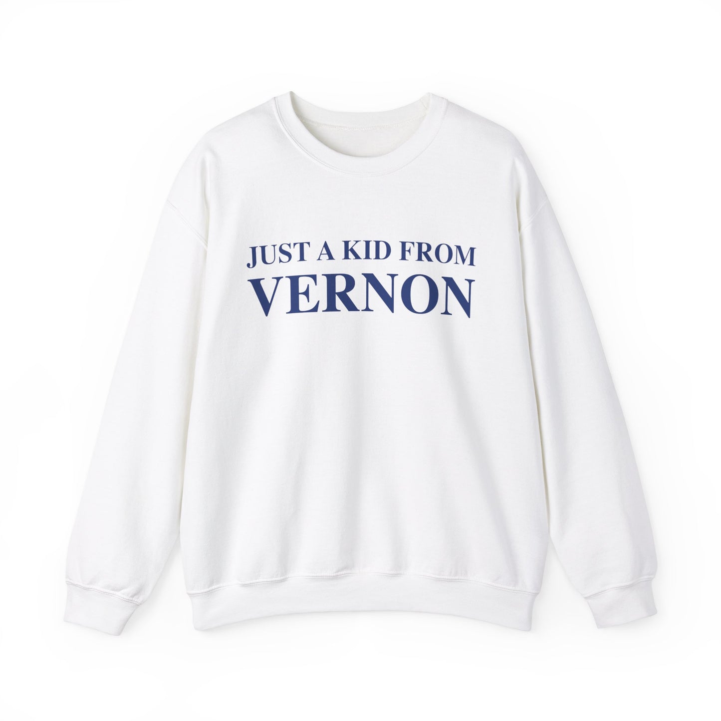 Just a kid from Vernon Unisex Heavy Blend™ Crewneck Sweatshirt