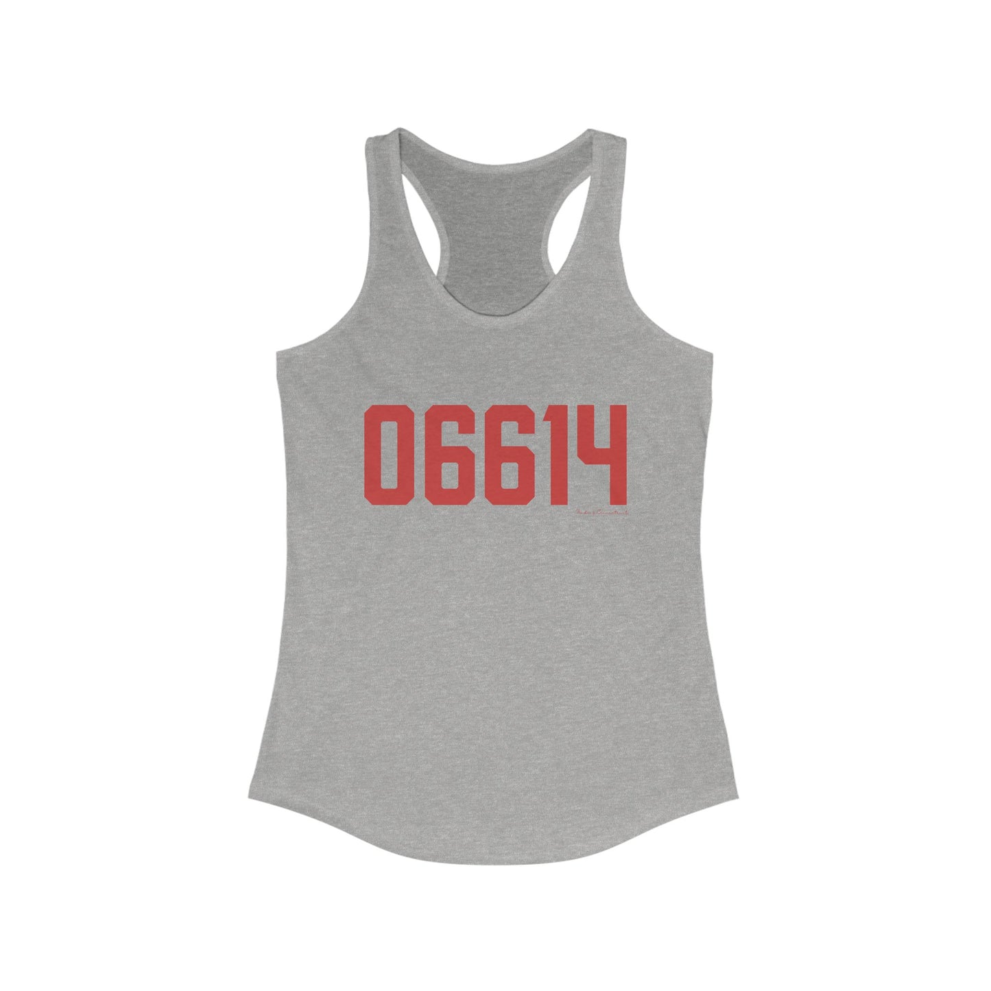 06614 - Stratford Connecticut Zip Code Women's Ideal Racerback Tank Top