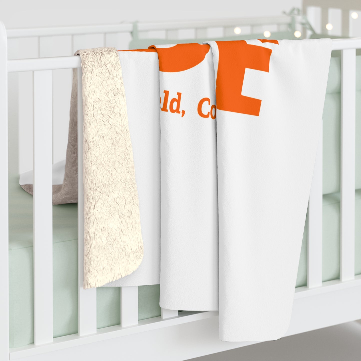 I Heart RDGF Sherpa Fleece Blanket