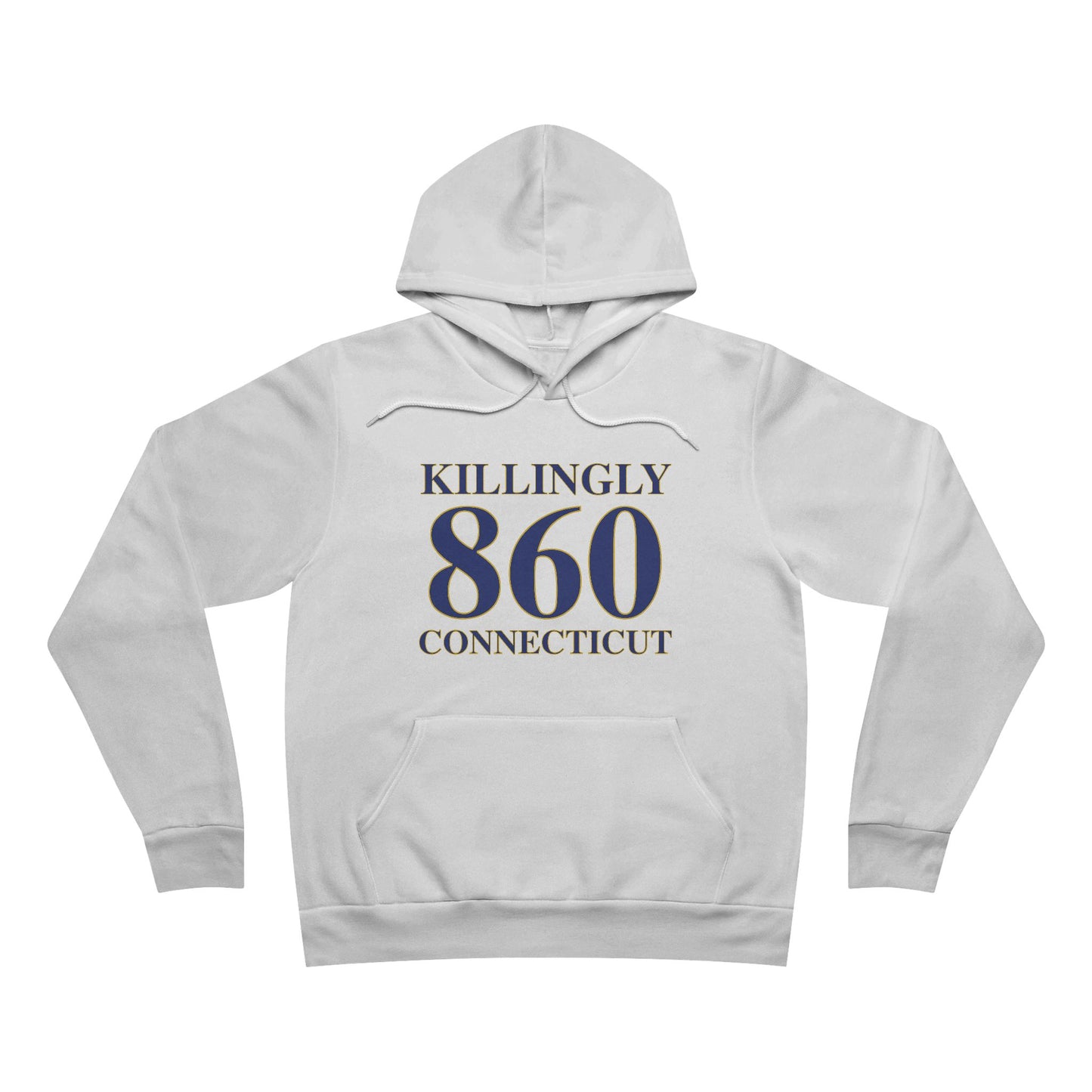 Killingly 860 Connecticut Unisex Sponge Fleece Pullover Hoodie