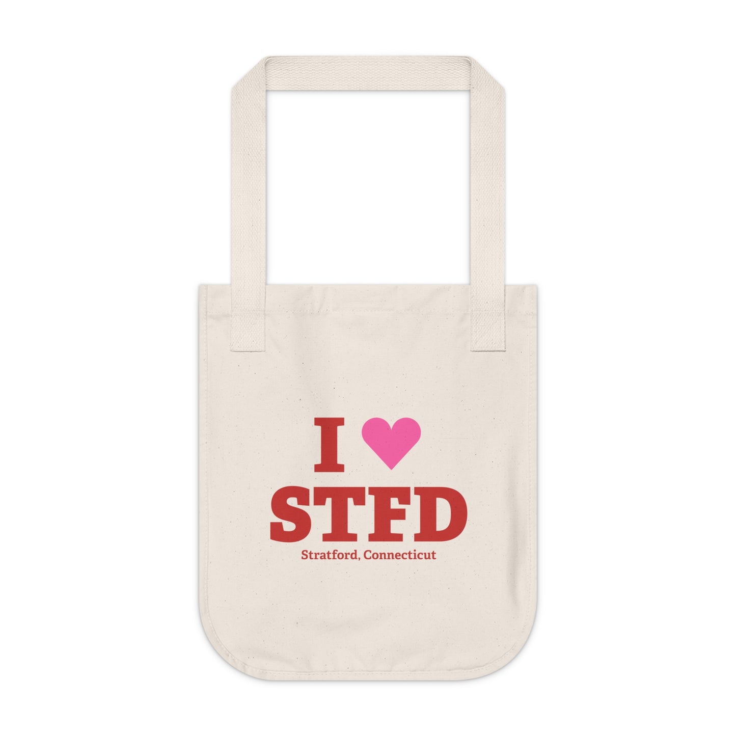 I Heart STFD Organic Canvas Tote Bag
