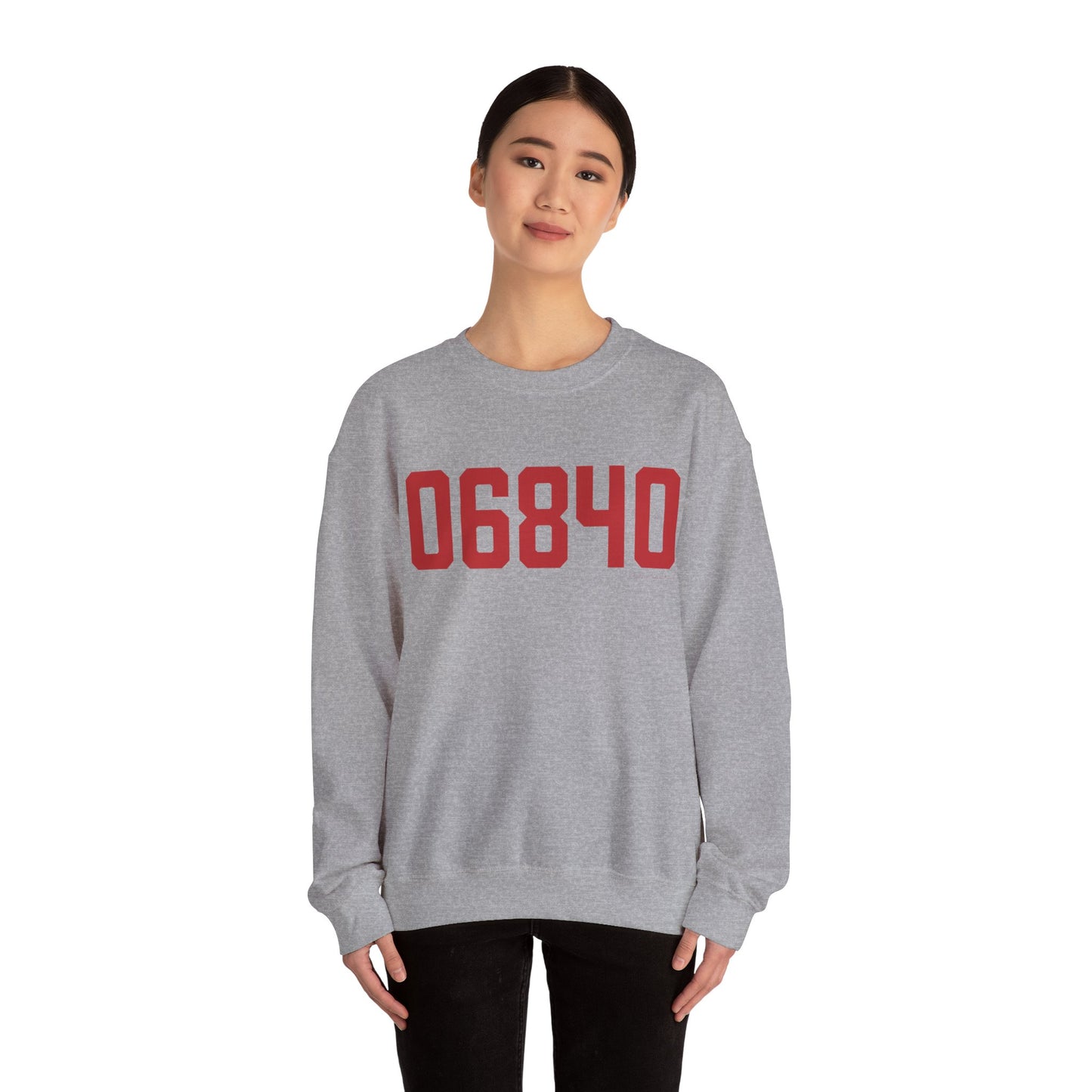 06840 New Canaan Connecticut Zip Code Unisex Heavy Blend™ Crewneck Sweatshirt