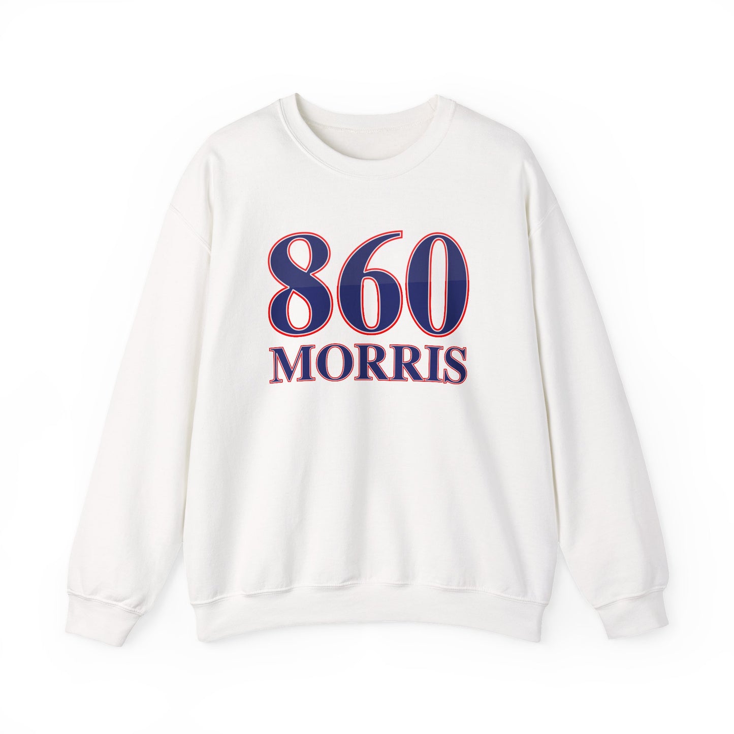 860 Morris Red White & Blue Unisex Heavy Blend™ Crewneck Sweatshirt