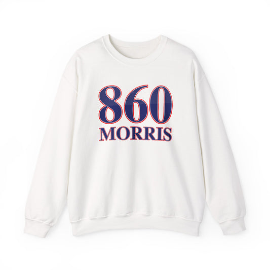 860 Morris Red White & Blue Unisex Heavy Blend™ Crewneck Sweatshirt