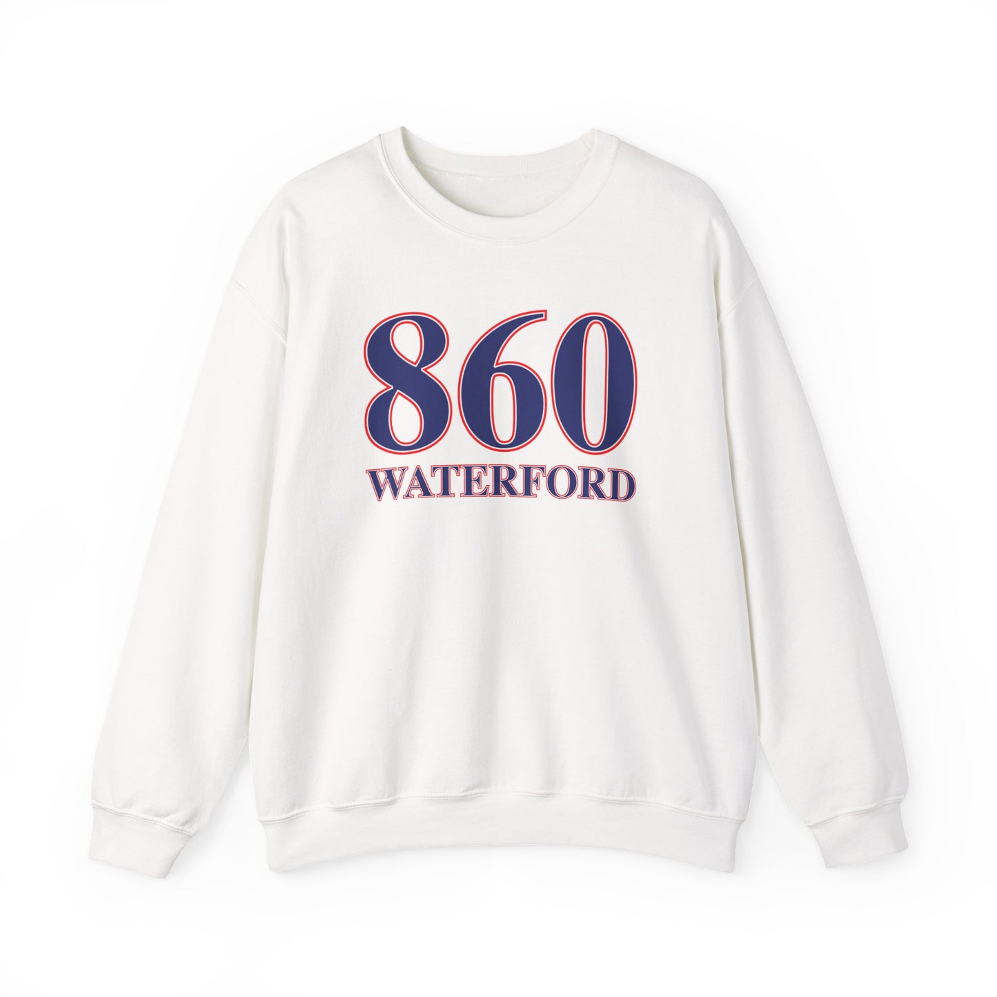 860 Waterford Red White & Blue Unisex Heavy Blend™ Crewneck Sweatshirt