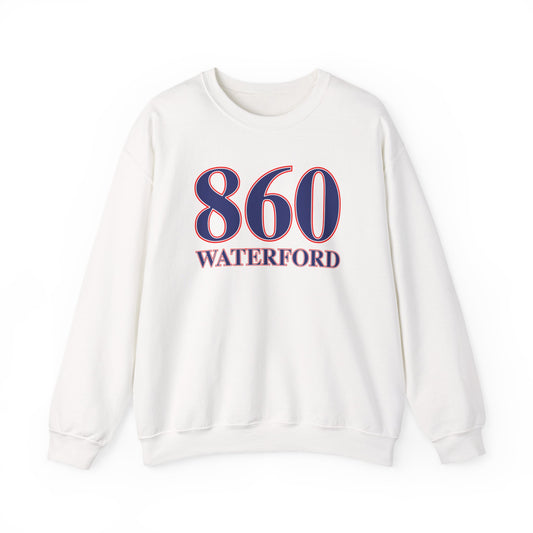 860 Waterford Red White & Blue Unisex Heavy Blend™ Crewneck Sweatshirt