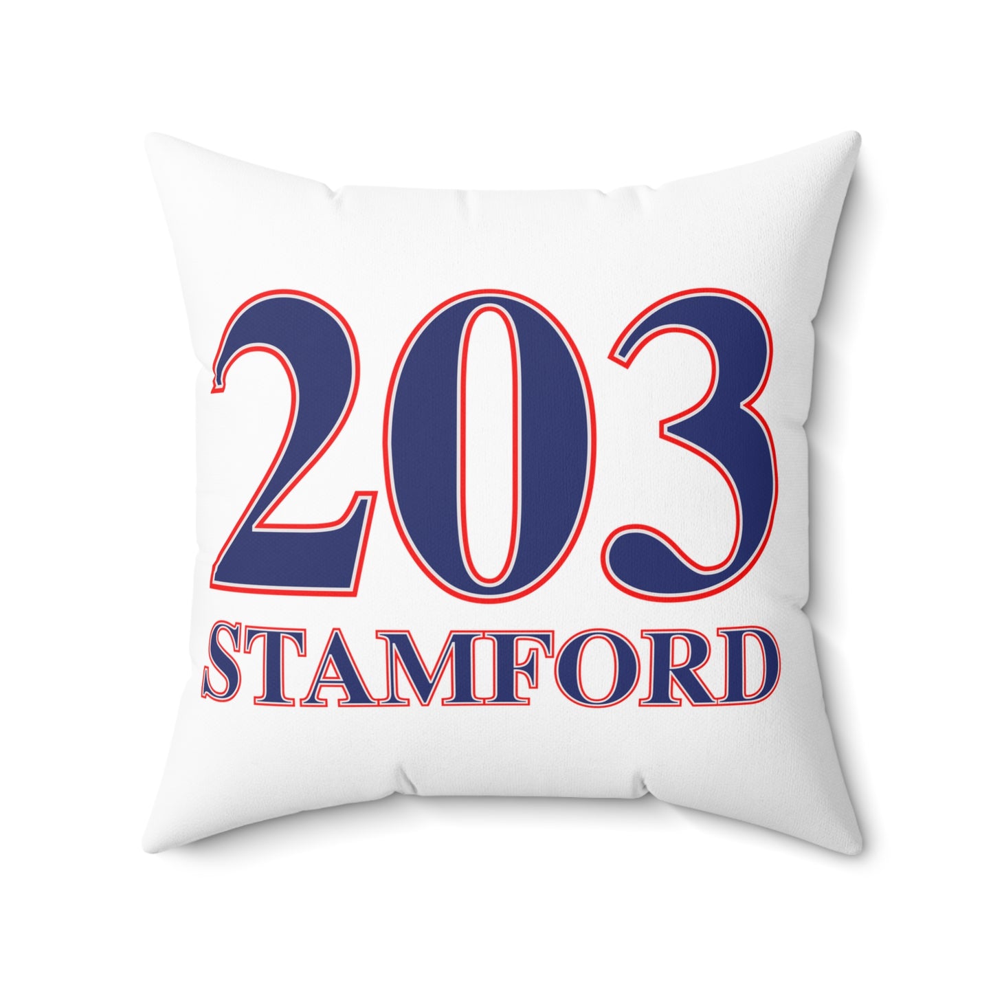 203 Stamford Red White & Blue Spun Polyester Square Pillow