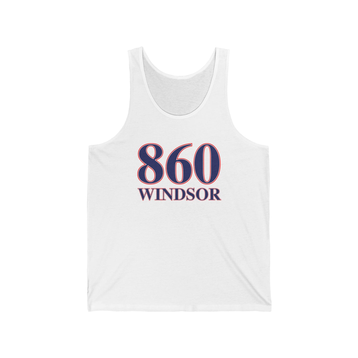 860 Windsor Red White & Blue Unisex Jersey Tank Top
