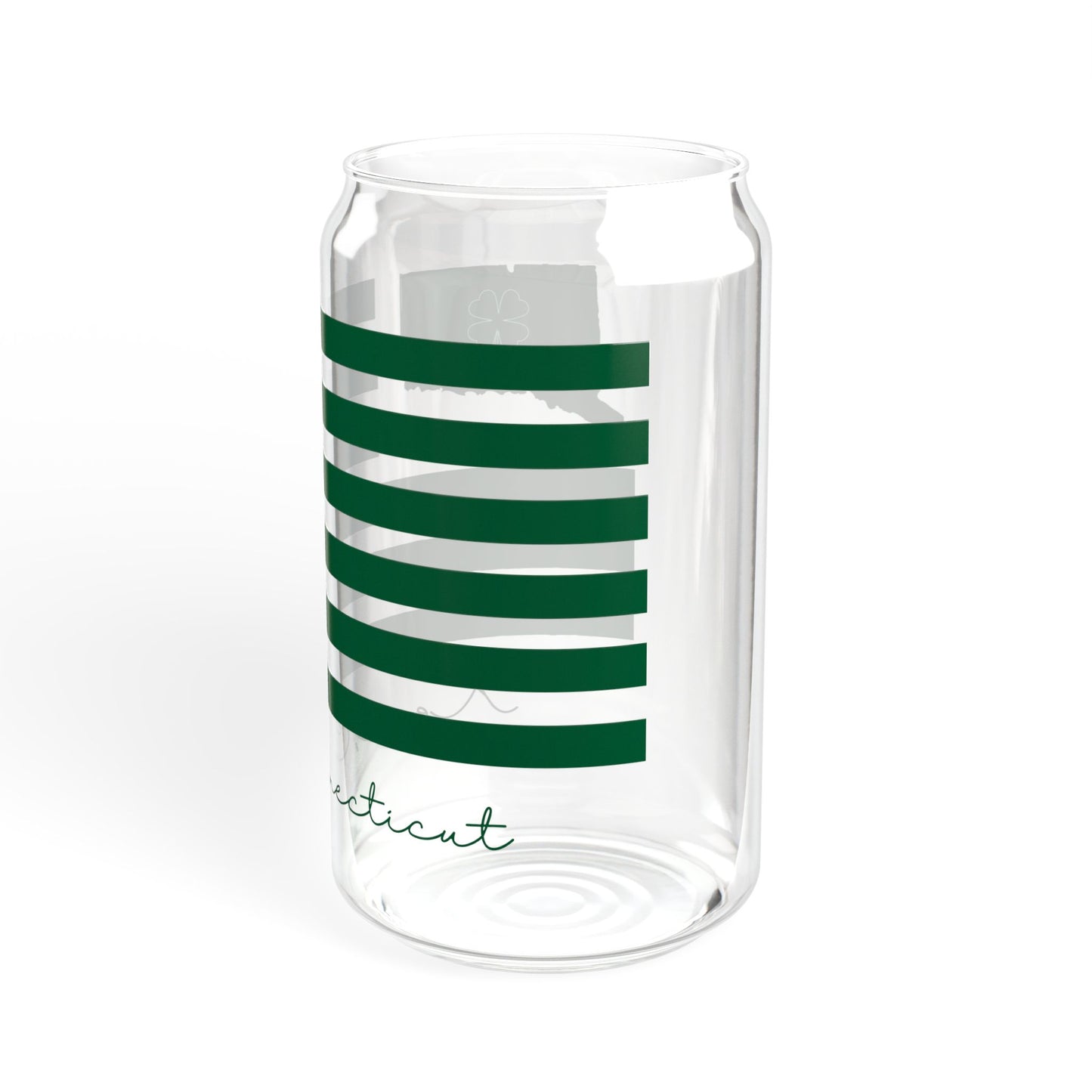Kent Connecticut St. Patrick’s Day Flag Sipper Glass, 16oz