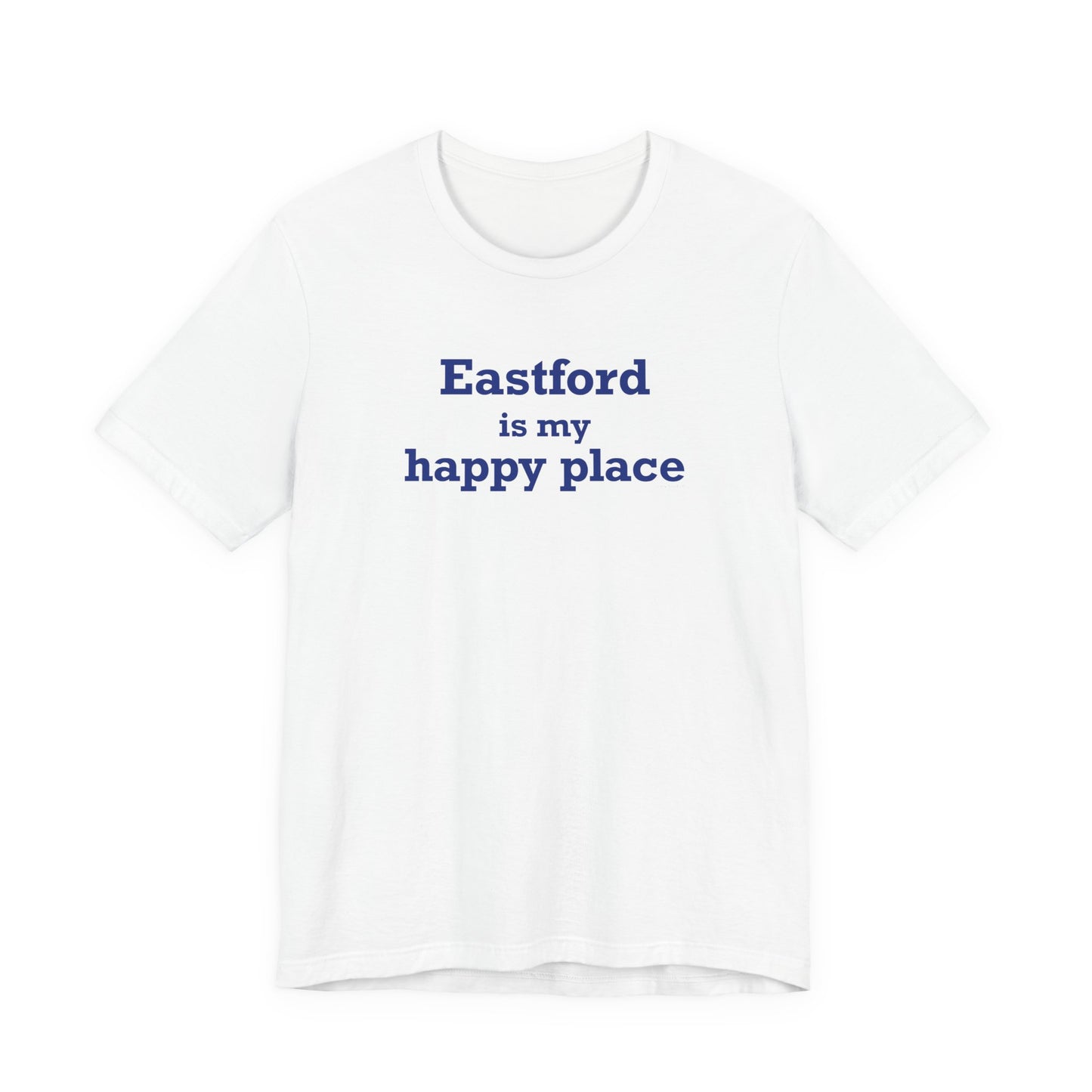 Eastford is My Happy Place
Unisex Jersey Short Sleeve T-Shirt