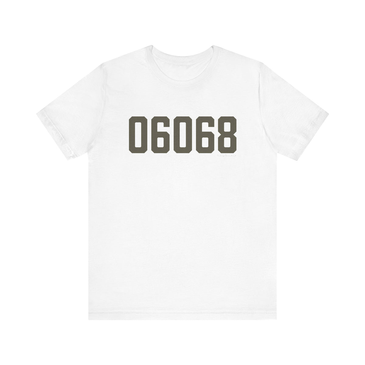 06068 Salisbury Connecticut Zip Code Jersey Short Sleeve T-Shirt