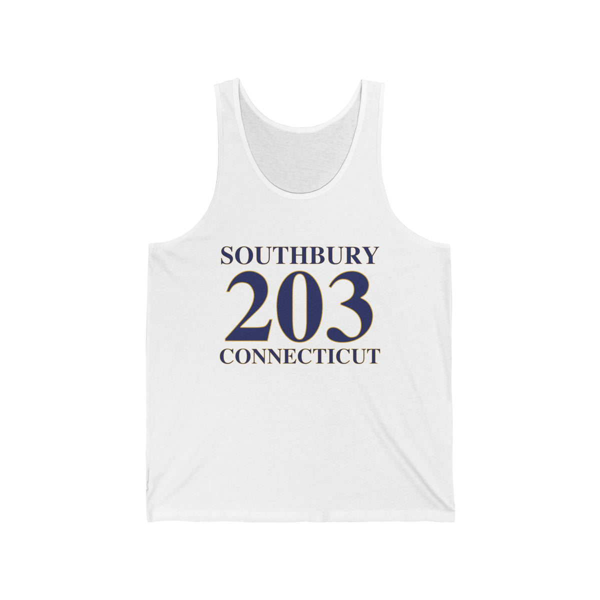 Southbury 203 Connecticut Unisex Jersey Tank Top