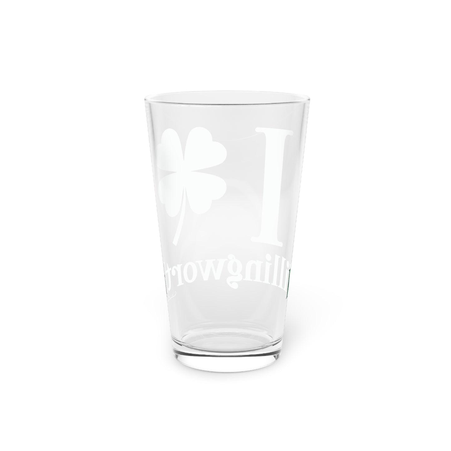 I Clover Killingworth Pint Glass, 16oz