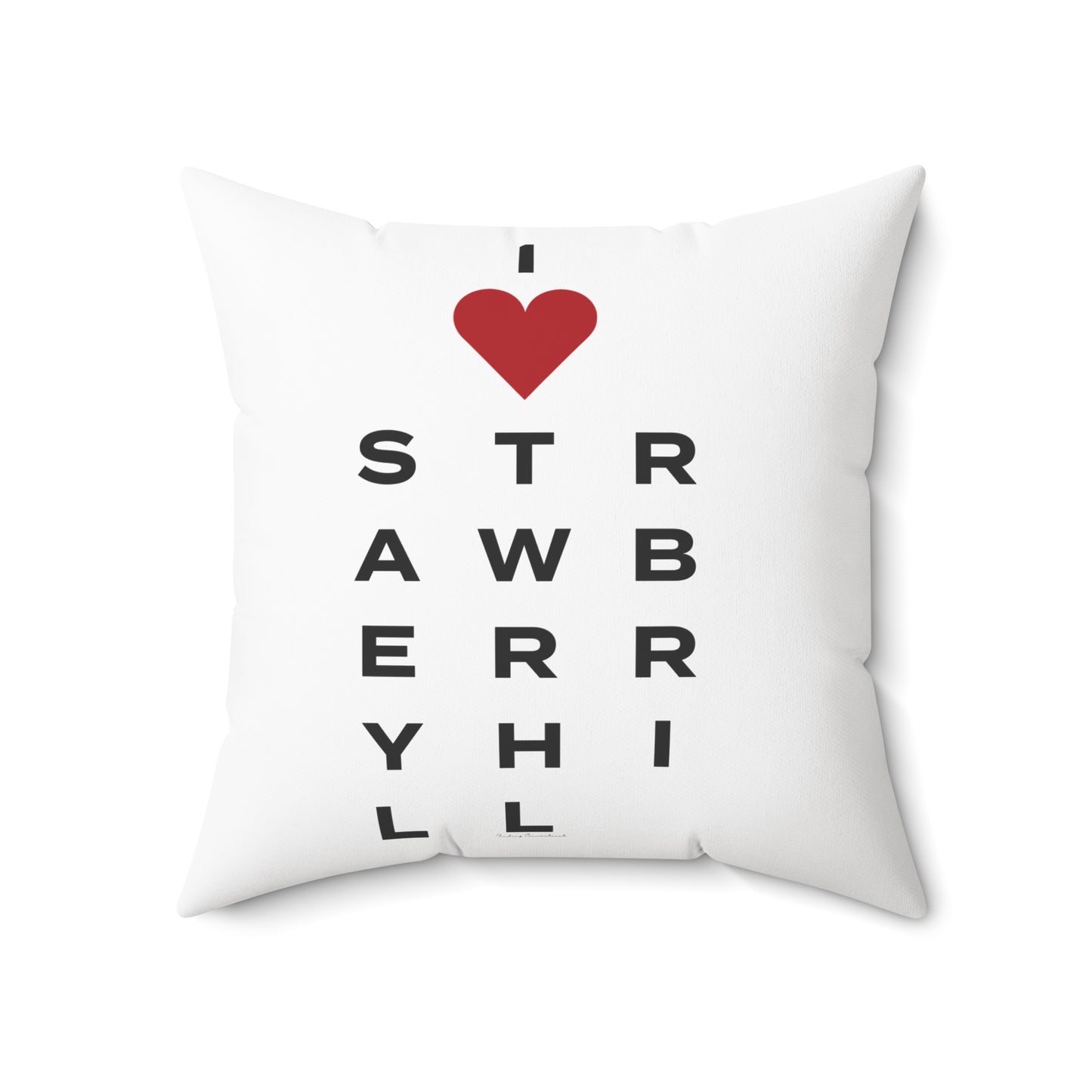 Strawberry Hill Vision Spun Polyester Square Pillow