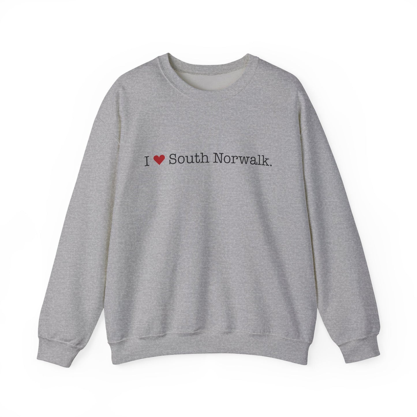 I Heart South Norwalk. Unisex Heavy Blend™ Crewneck Sweatshirt