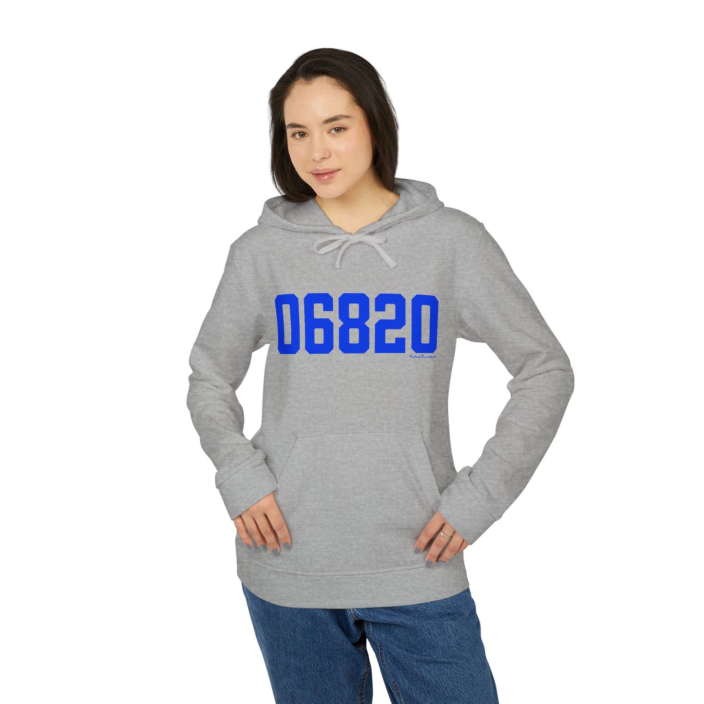 06820 - Darien Connecticut Zip Code adidas Unisex Fleece Hoodie