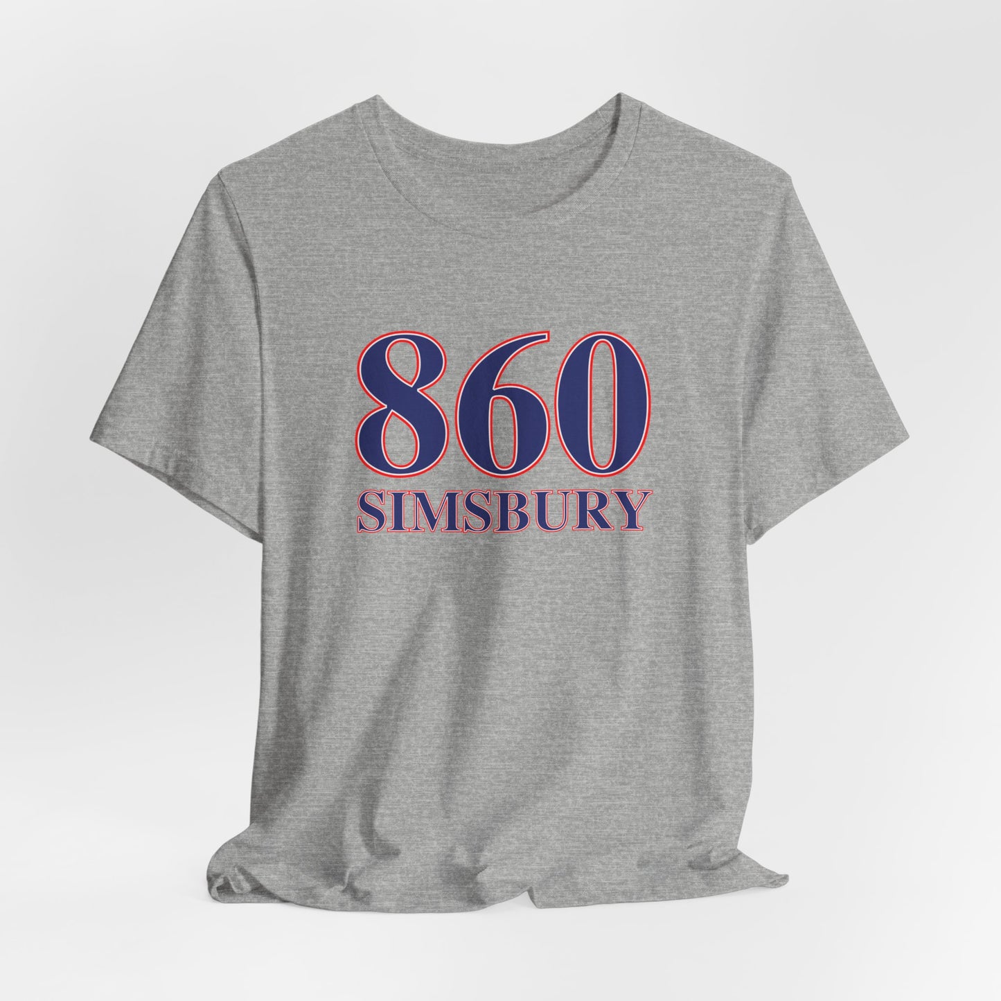 860 Simsbury Red White & Blue Unisex Jersey Short Sleeve T-Shirt
