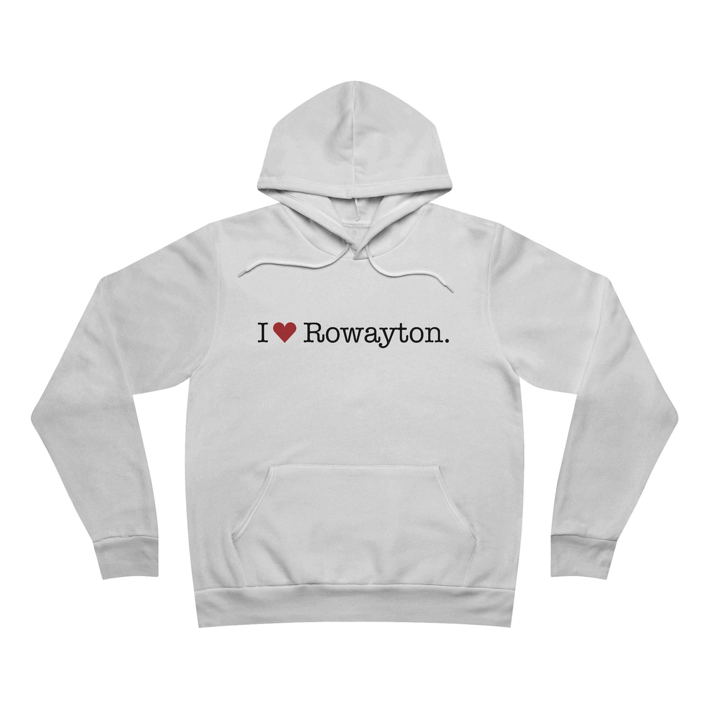 I Heart Rowayton. Unisex Sponge Fleece Pullover Hoodie