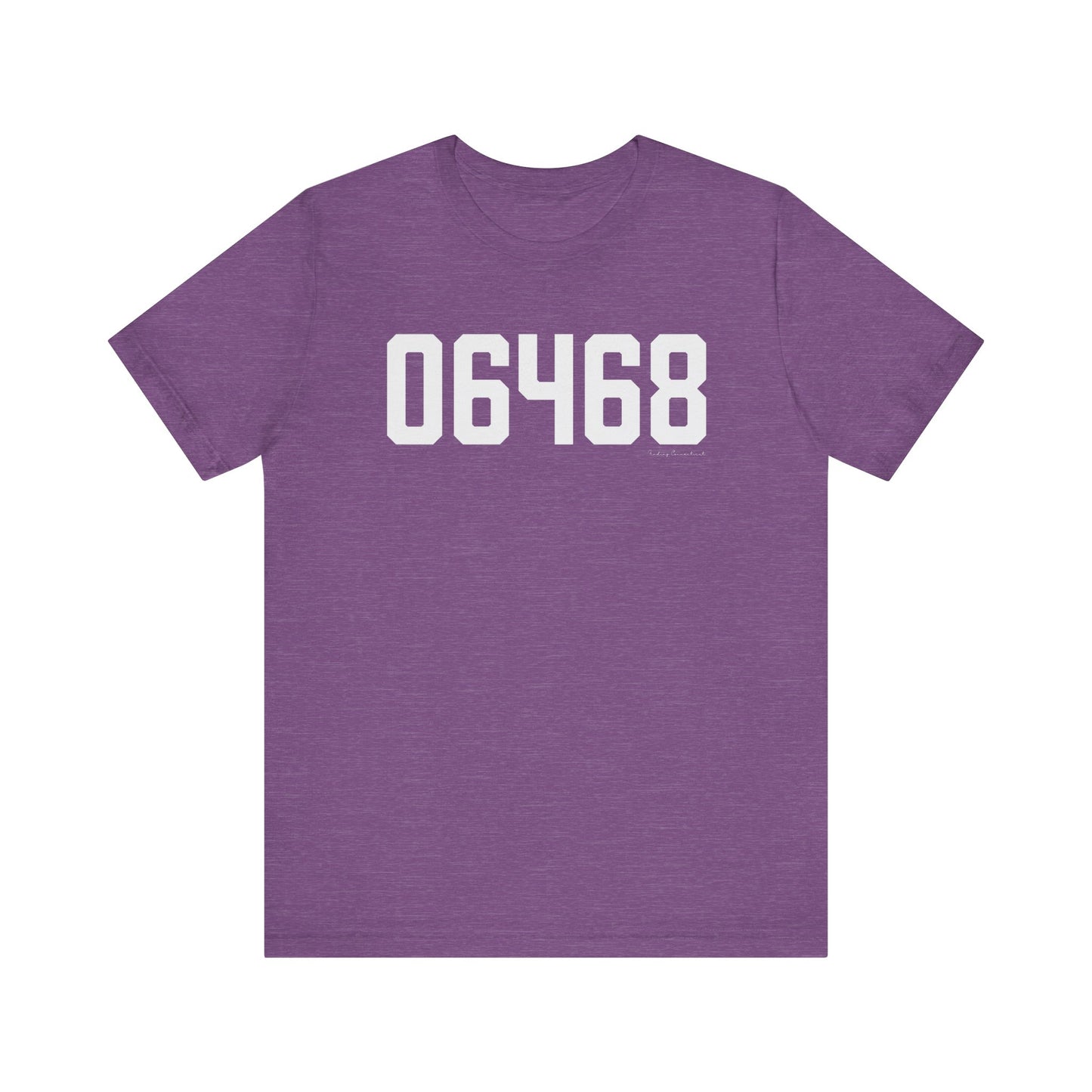06468 Monroe Connecticut Zip Code Unisex Jersey Short Sleeve T-Shirt