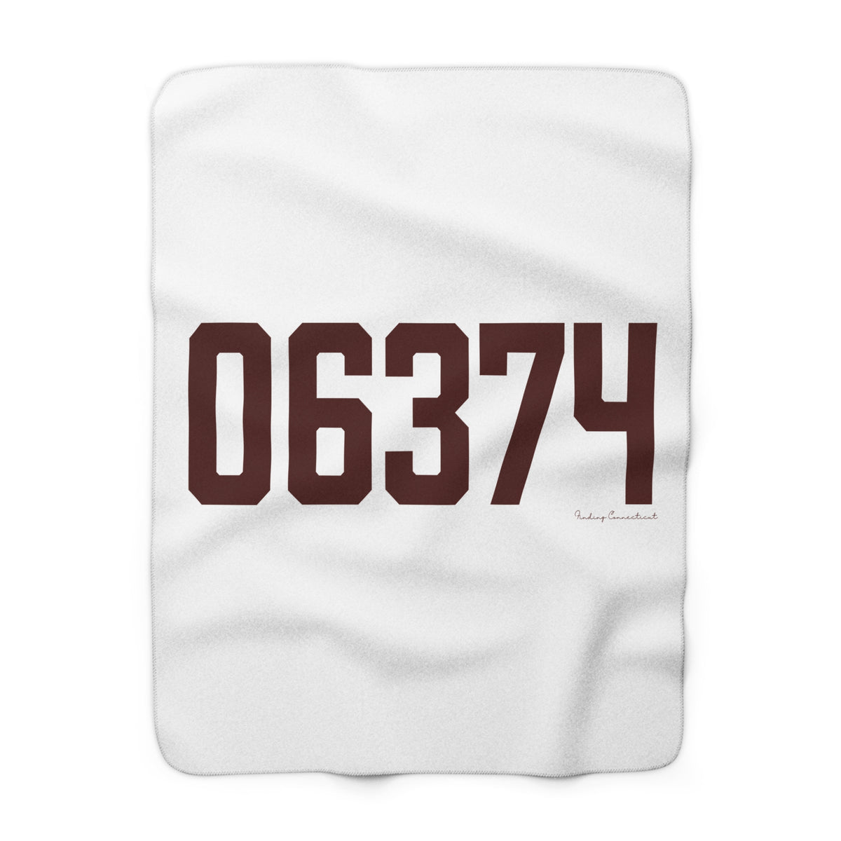 06374 Voluntown Connecticut Zip Code Fleece Blanket