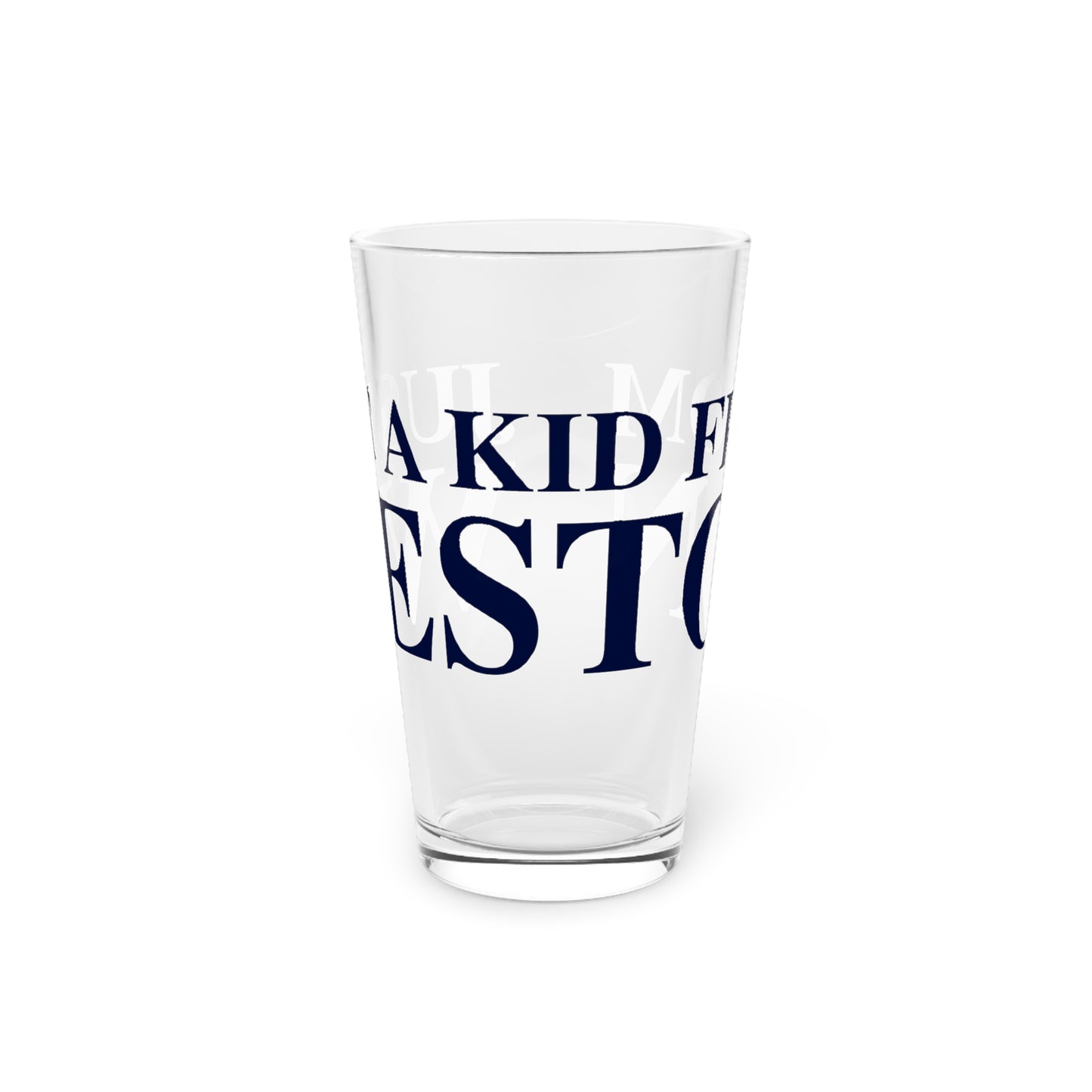 Just a kid from Weston Pint Glass, 16oz