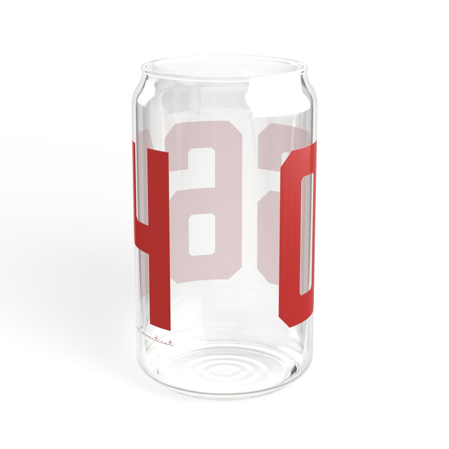 06614 - Stratford Connecticut Zip Code Sipper Glass, 16oz