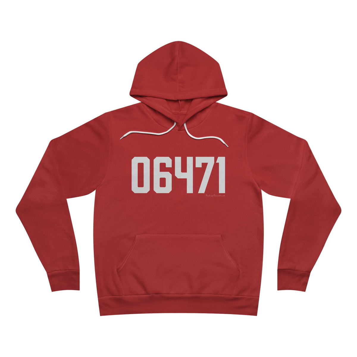 06471 North Branford CT Zip Code Unisex Sponge Fleece Pullover Hoodie