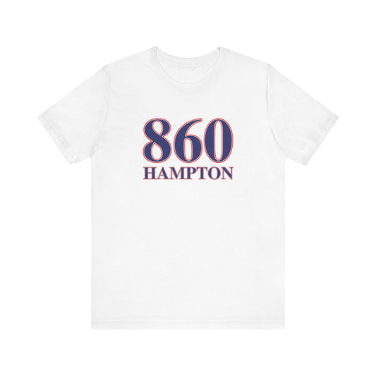 860 Hampton Red White & Blue Unisex Jersey Short Sleeve T-Shirt