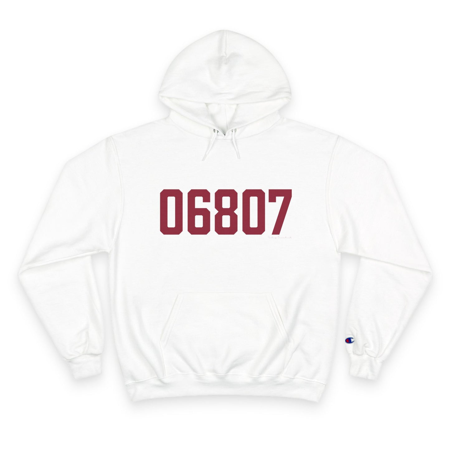 06807 - Greenwich Connecticut Zip Code Champion Hoodie