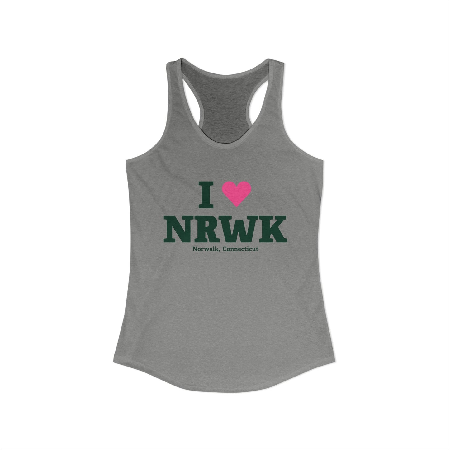 I Heart NRWK Women's Ideal Racerback Tank Top