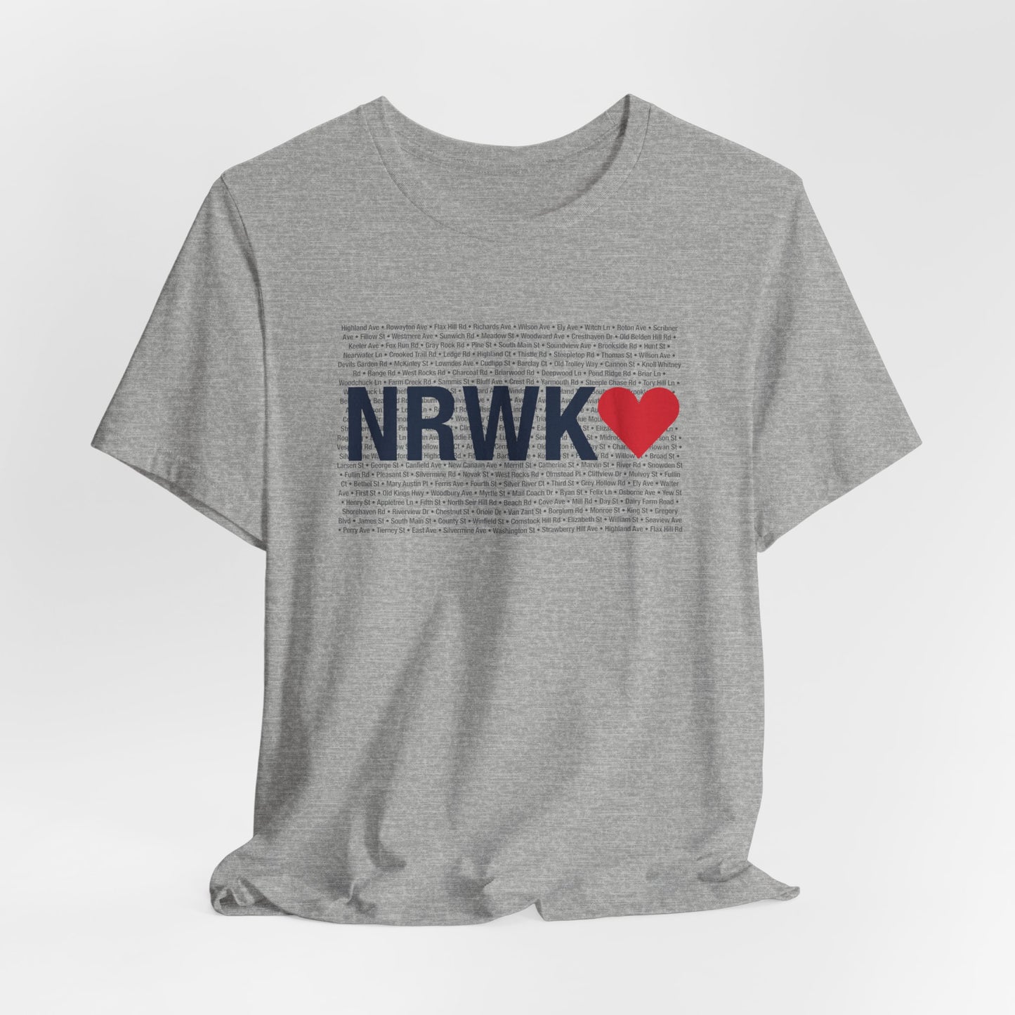 Norwalk Love Unisex Jersey Short Sleeve T-Shirt