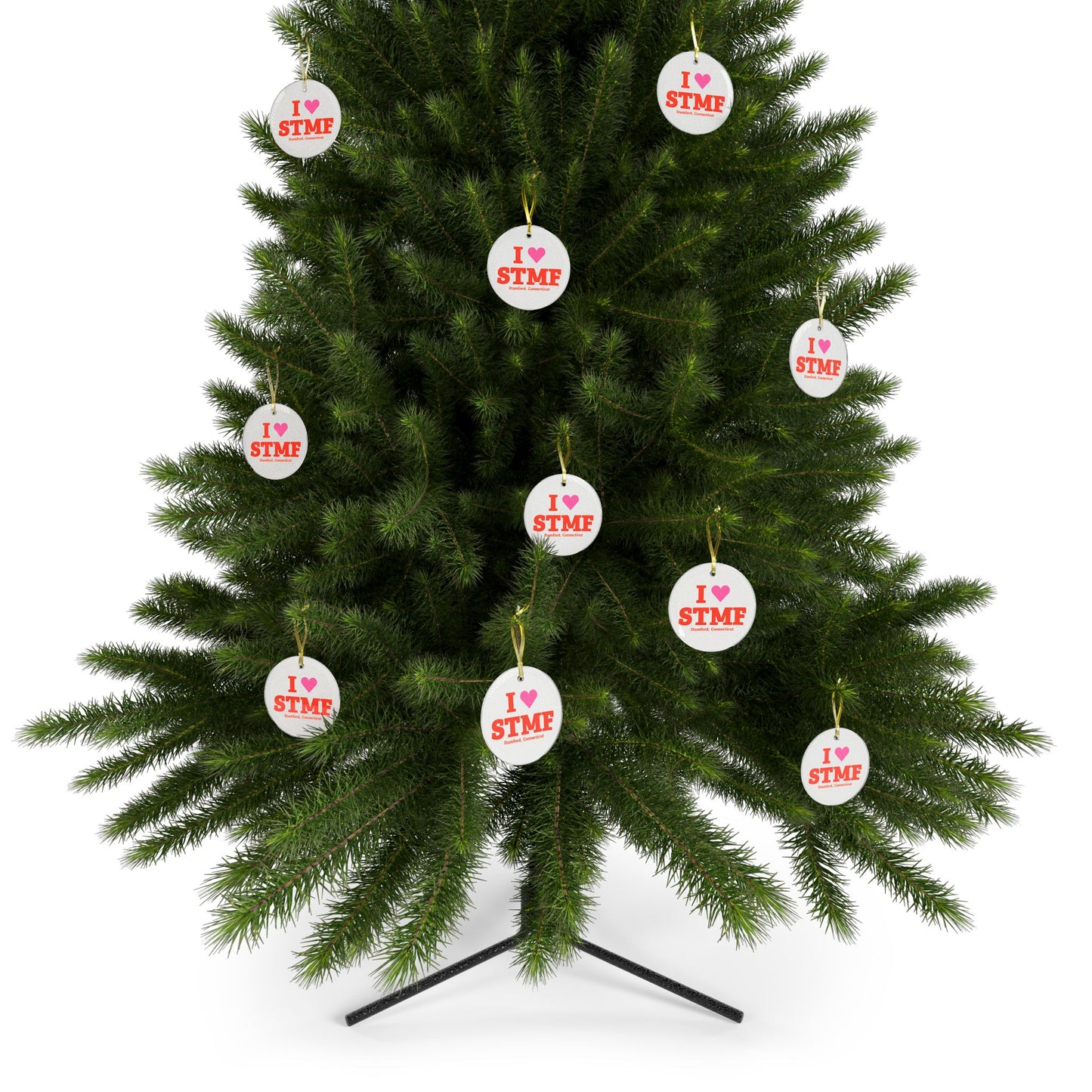 I Heart STMF
Glass Ornaments