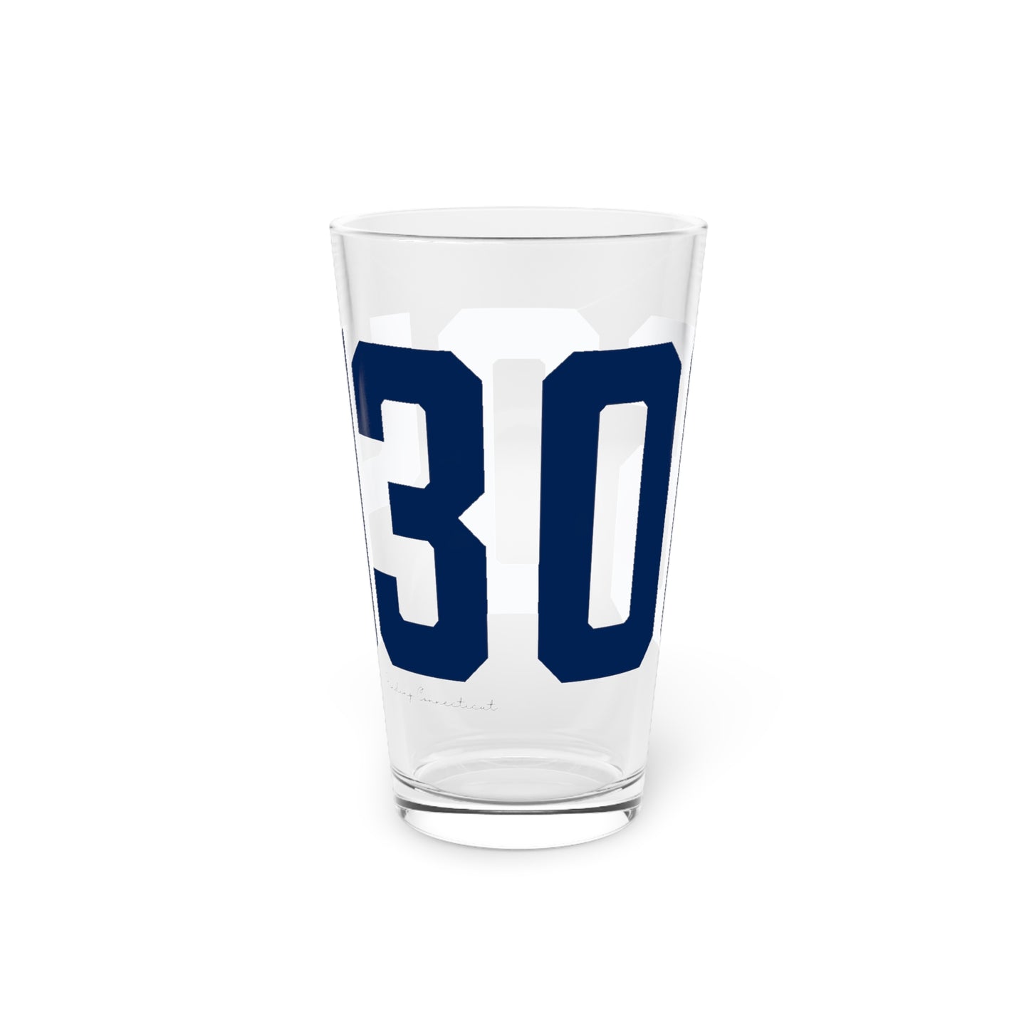 06043 Bolton Connecticut Zip Code Pint Glass, 16oz