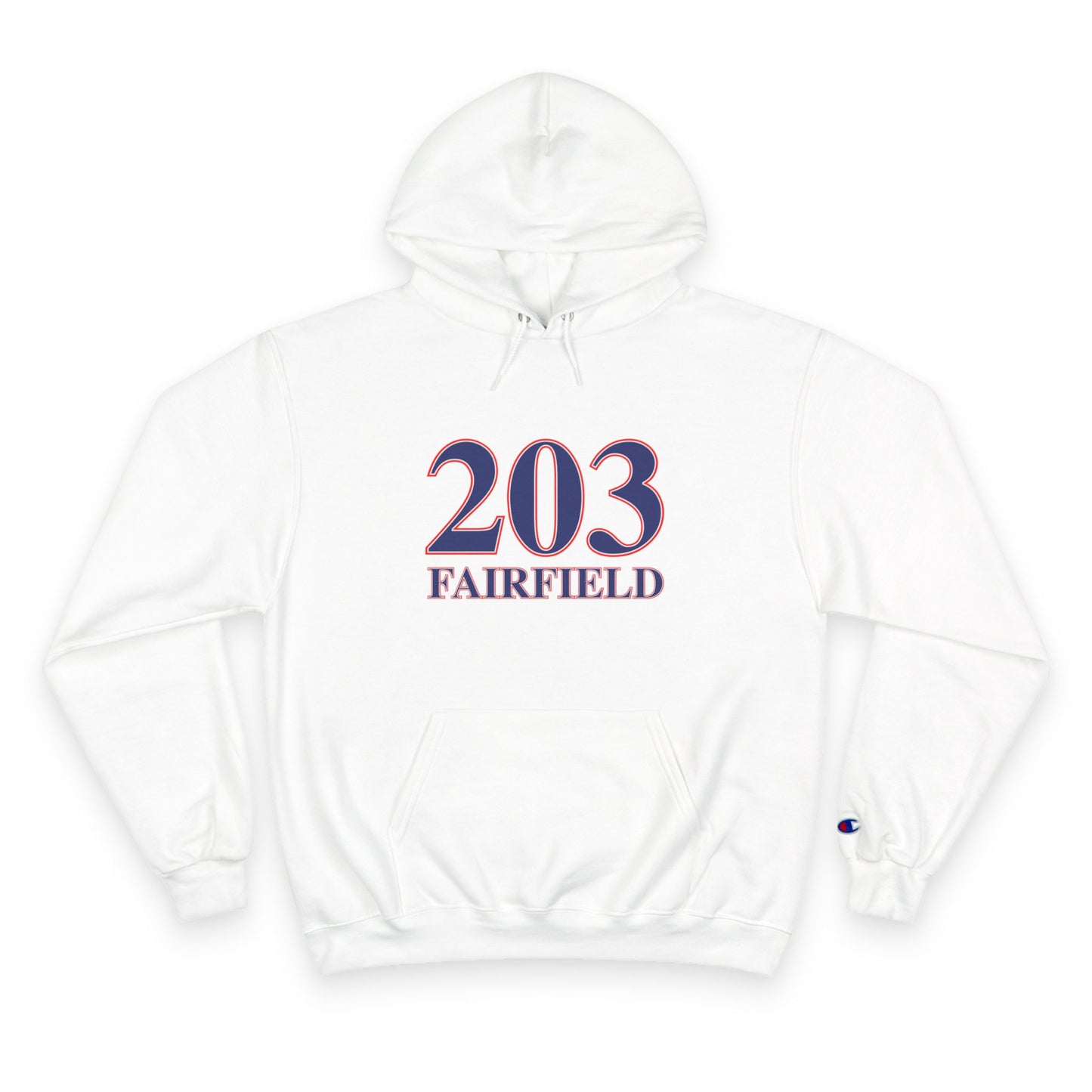 203 Fairfield Red White and Blue Champion Hoodie