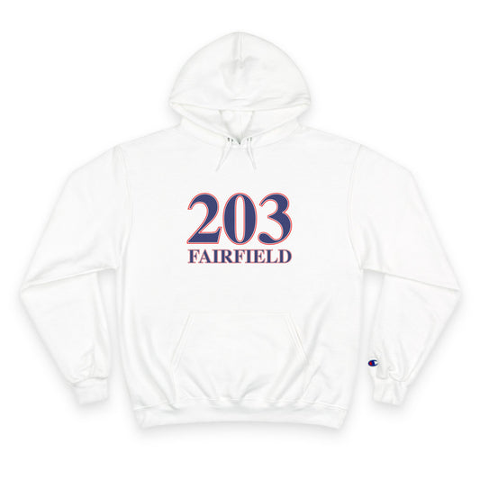 203 Fairfield Red White and Blue Champion Hoodie