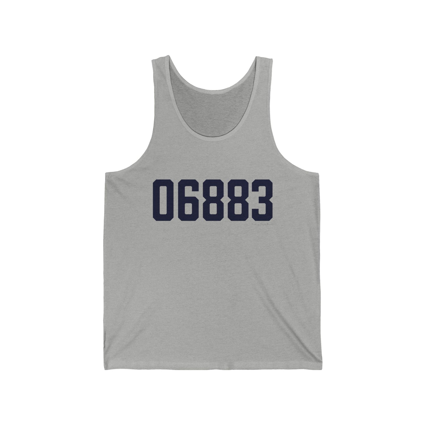 06883 Weston Connecticut Zip Code Unisex Jersey Tank Top