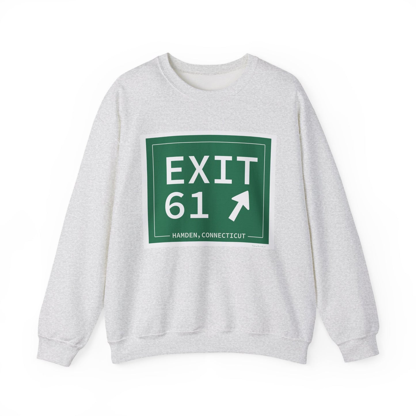 Vintage Exit 61 WCP Sign Unisex Heavy Blend™ Crewneck Sweatshirt