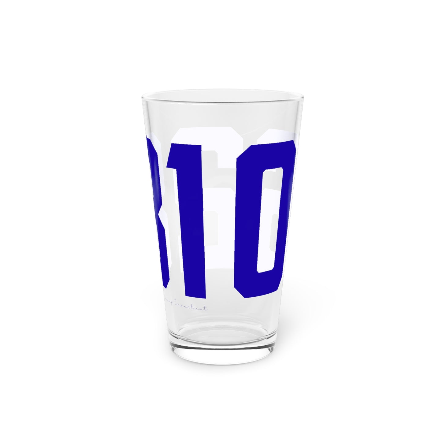 06281 Woodstock Connecticut Zip Code Pint Glass, 16oz