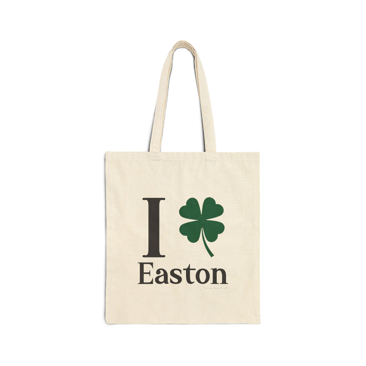 I Clover Easton Cotton Canvas Tote Bag