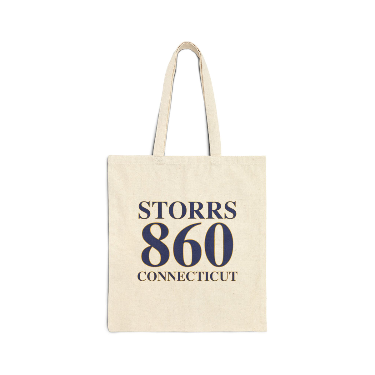 Storrs 860 Connecticut Cotton Canvas Tote Bag