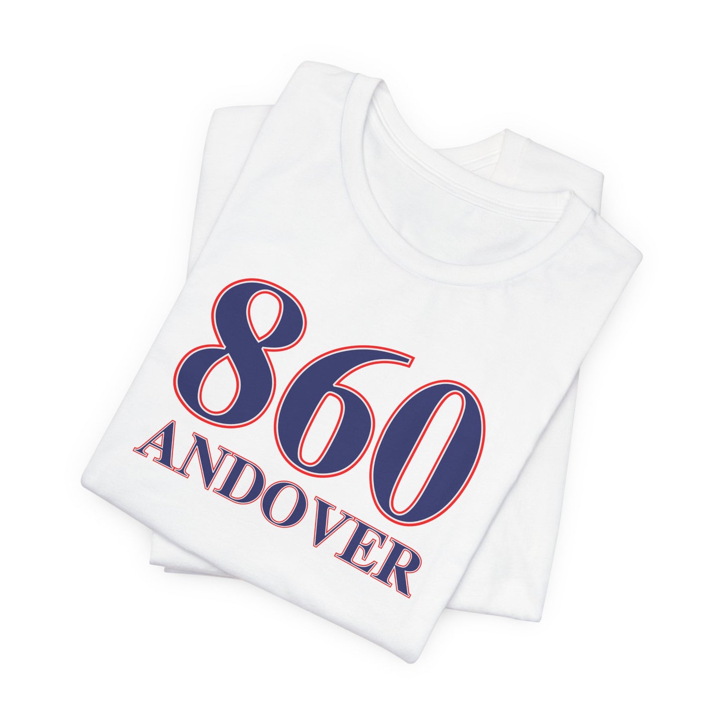 860 Andover Red White & Blue Unisex Jersey Short Sleeve T-Shirt