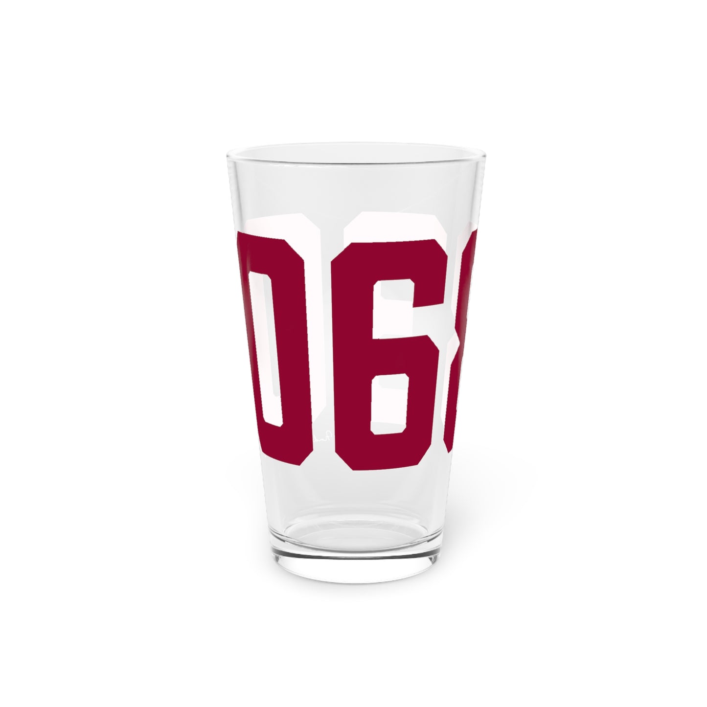 06830 - Greenwich Connecticut Zip Code Pint Glass, 16oz