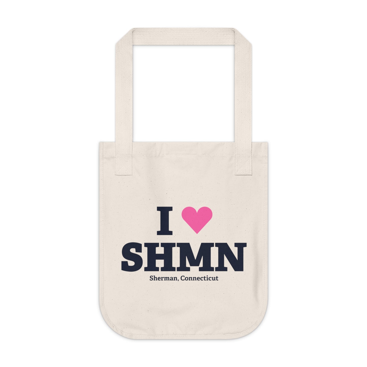 I Heart SHMN Organic Canvas Tote Bag